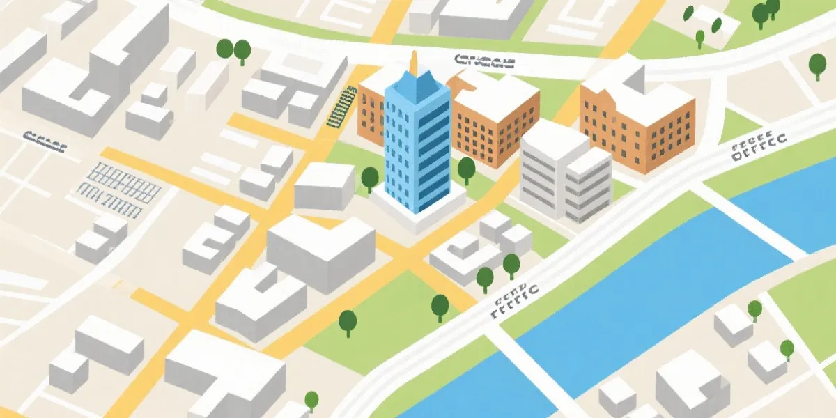 办公地点示意图